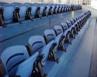 Bleacher seating 100% made in the U.S.A.